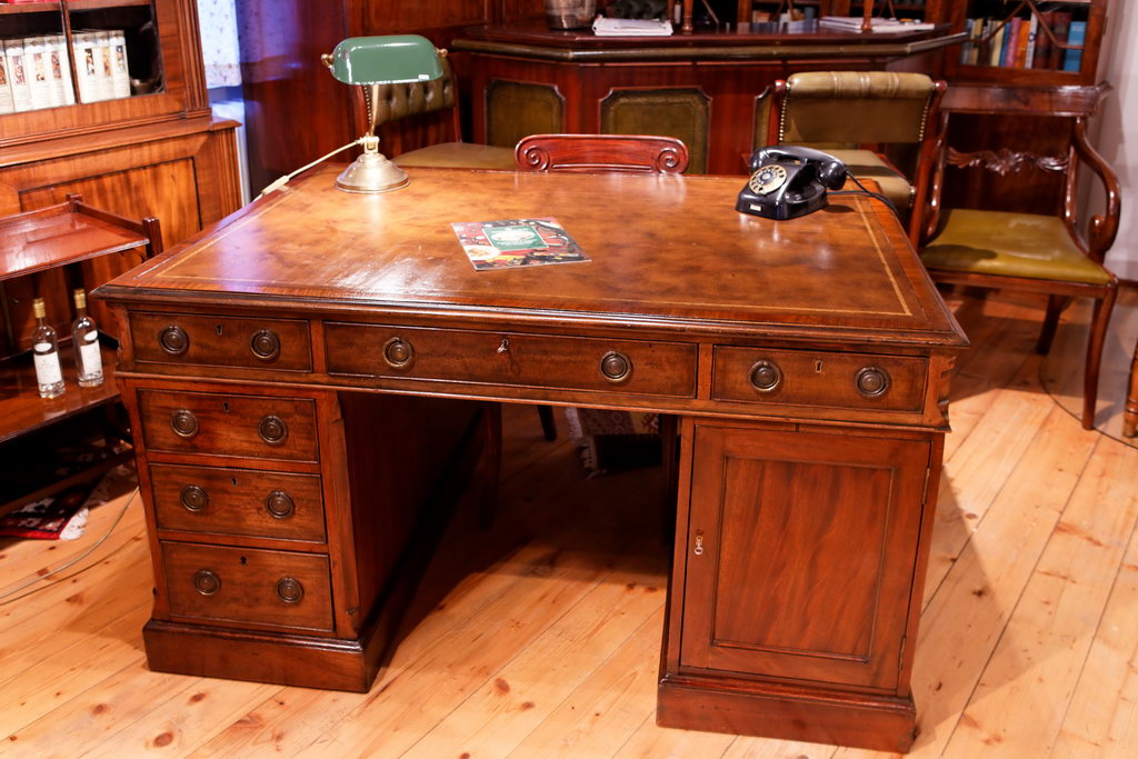 Partner’s Desk, George IV, Mahagoni