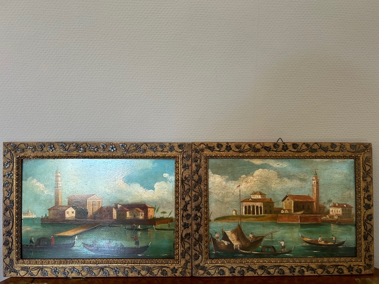 Paar Veduten Lagune von Venedig